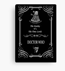 Dr Who Canvas Print