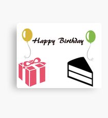 Happy Birthday Canvas Print