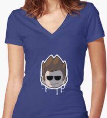 Tom - Eddsworld Women's Fitted V-Neck T-Shirt