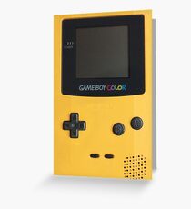 Gameboy Greeting Card
