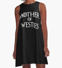 Vestido acampanado Madre de Westies West Highland White Terrier T Shirt