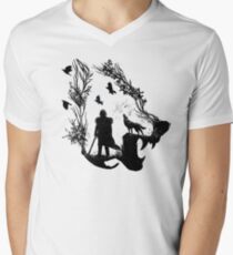 Lone Wolf Men's V-Neck T-Shirt