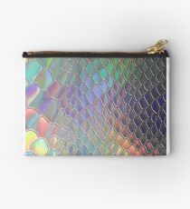 Holographic croc Studio Pouch