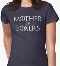 Camiseta entallada para mujer Parodia de la madre de los boxeadores