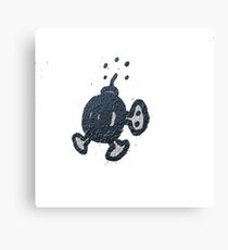 Mario bobomb Canvas Print