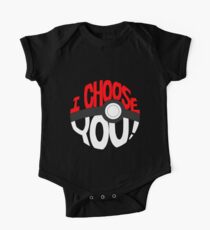 pokemon i choose you One Piece - Short Sleeve