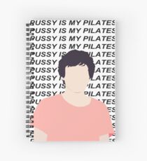 pussy is my pilates brandon wardell Spiral Notebook