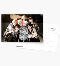 BTS / Bangtan Sony eondan - Feuergruppe Foto Postkarten