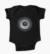 Black Speaker One Piece - Short Sleeve