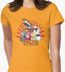 Samurai Pizza Caaaats! Women's Fitted T-Shirt