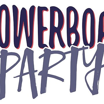 Artwork thumbnail, Powerboat Party Lifestyle Clothing [LOGO V.1] by powerboatparty