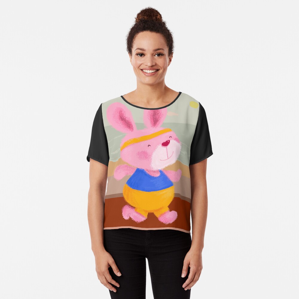 Bunny Runner Chiffon Top