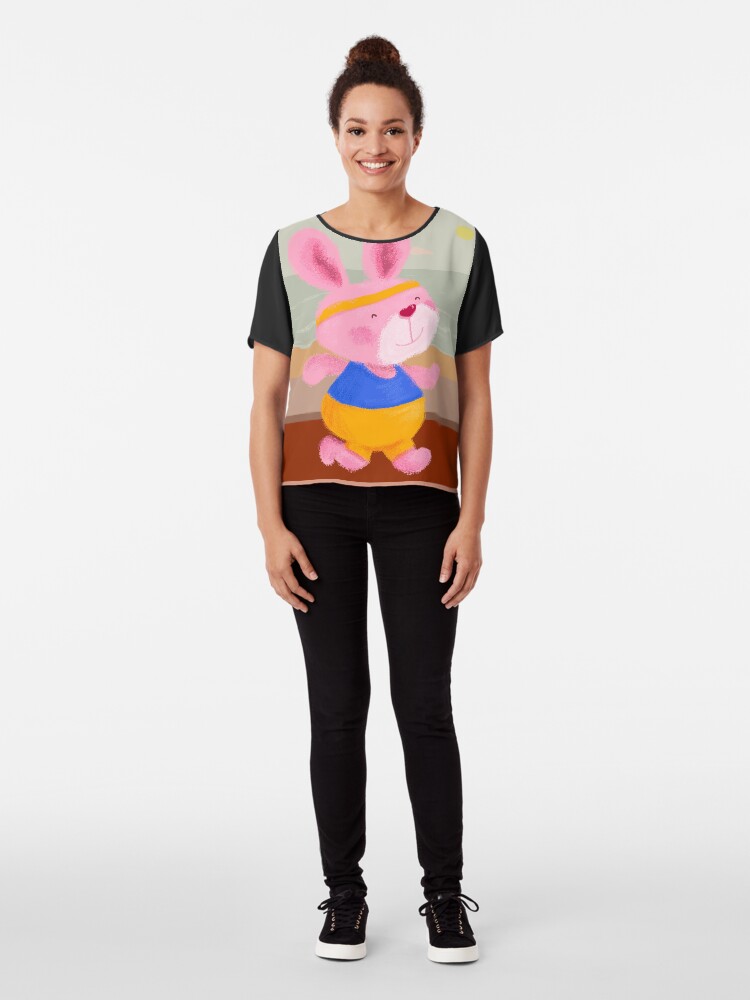 Alternate view of Bunny Runner Chiffon Top
