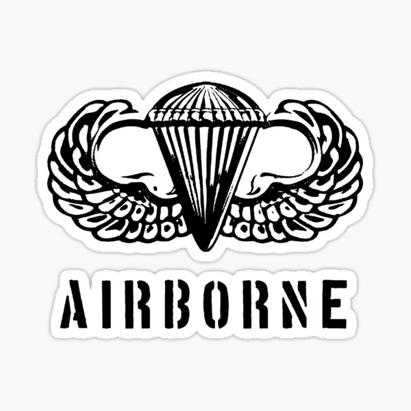 Airborne Stickers | Redbubble