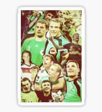 Neuer and Muller - German Football Sticker
