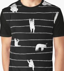Sloth Stripe Graphic T-Shirt
