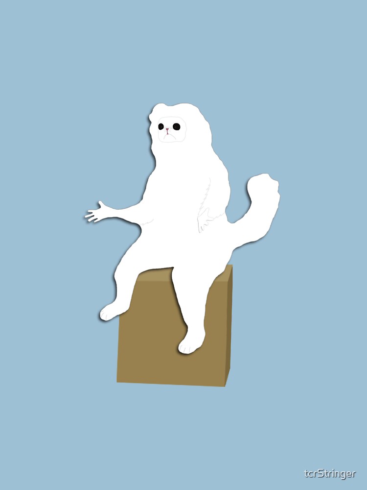 "Cartoon Persian Cat Room Guardian Meme " Unisex TShirt by tcrStringer