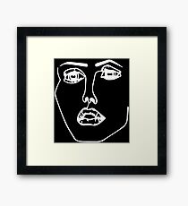 Disclosure Face Framed Print