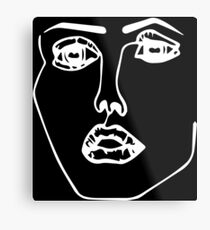 Disclosure Face Metal Print