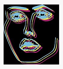 Tri-Color Disclosure Gesicht Fotodruck