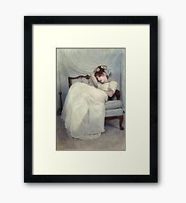 Sleeping Through the Dull Fete Framed Print