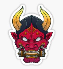 Hannya-Maske Sticker