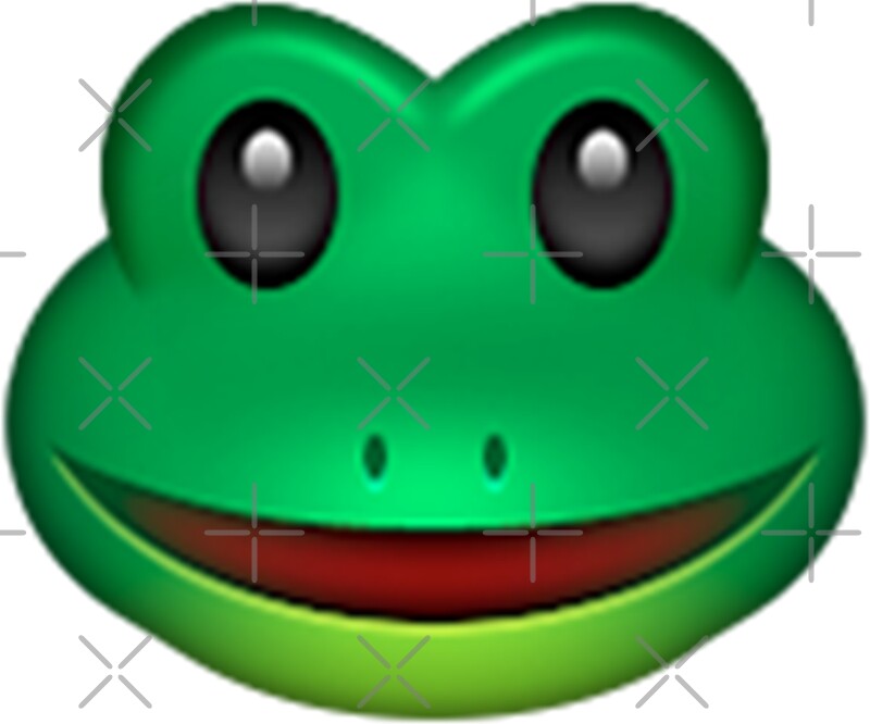 "Emoji Frog" Stickers by animalz Redbubble