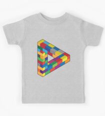 Play with Me: Lego Penrose Toy Triangle Impossible Object Illusion Kids Tee