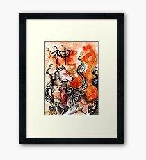 Okami Amaterasu Framed Print