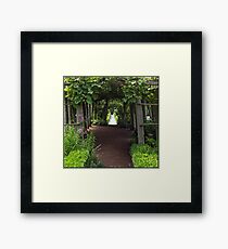 Secret Garden Pathway Framed Print