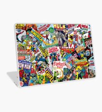 marvel comics pattern Laptop Skin