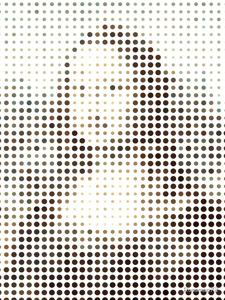 "Mona Lisa Dots" Tshirt by Rossman72 Redbubble