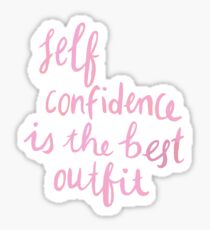 Confidence Sticker