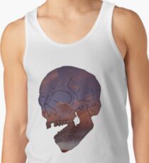 skull w/ some clouds behind Tank Top