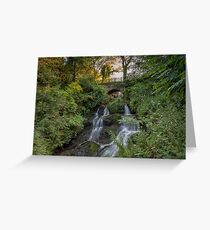 Rouken Glen Waterfall Greeting Card