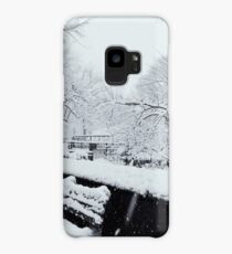 Snowy Bench Case/Skin for Samsung Galaxy