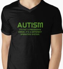 Autism Operating System Men's V-Neck T-Shirt