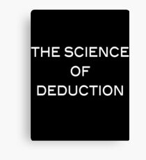 The Science Of Deduction Canvas Print