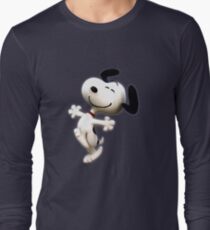 Snoopy, peanut, happy dog, Long Sleeve T-Shirt