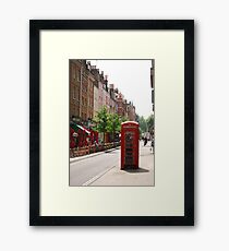 London Telephone Booth Framed Print