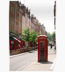 London Telephone Booth Poster