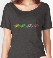Bike Stripes Tour de France Jerseys v2 Women's Relaxed Fit T-Shirt