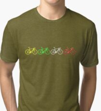 Bike Stripes Tour de France Jerseys v2 Tri-blend T-Shirt