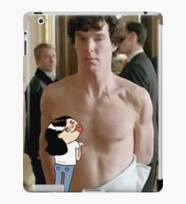 Sherlock - fangirl licking Benedict Cumberbatch iPad Case/Skin