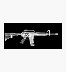 M4 (m16A2) Assault rifle under x-ray Photographic Print