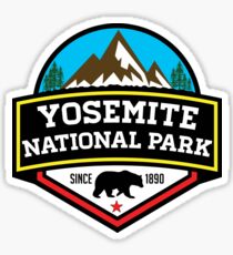 YOSEMITE NATIONAL PARK CALIFORNIA BEAR MOUNTAIN HIKING CAMPING CLIMBING Sticker