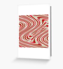 Abstract Zebra A Greeting Card