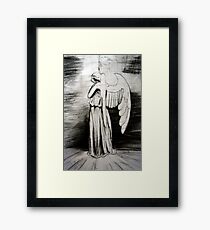 Weeping Angel Framed Print