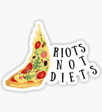 Riots Not Diets - Feminist Sticker