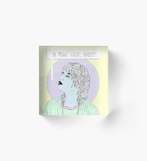 Threat Of Joy Acrylic Block